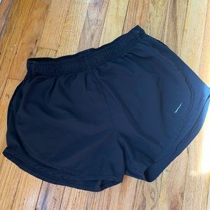 Black Niki running shorts